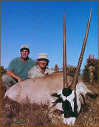Mamemo Outfitting & Consulting - Frontier Safaris - Jay Novacek Gemsbuck