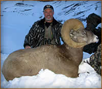 Mamemo Outfitting & Consulting - Brown Delozier with Dall Sheep